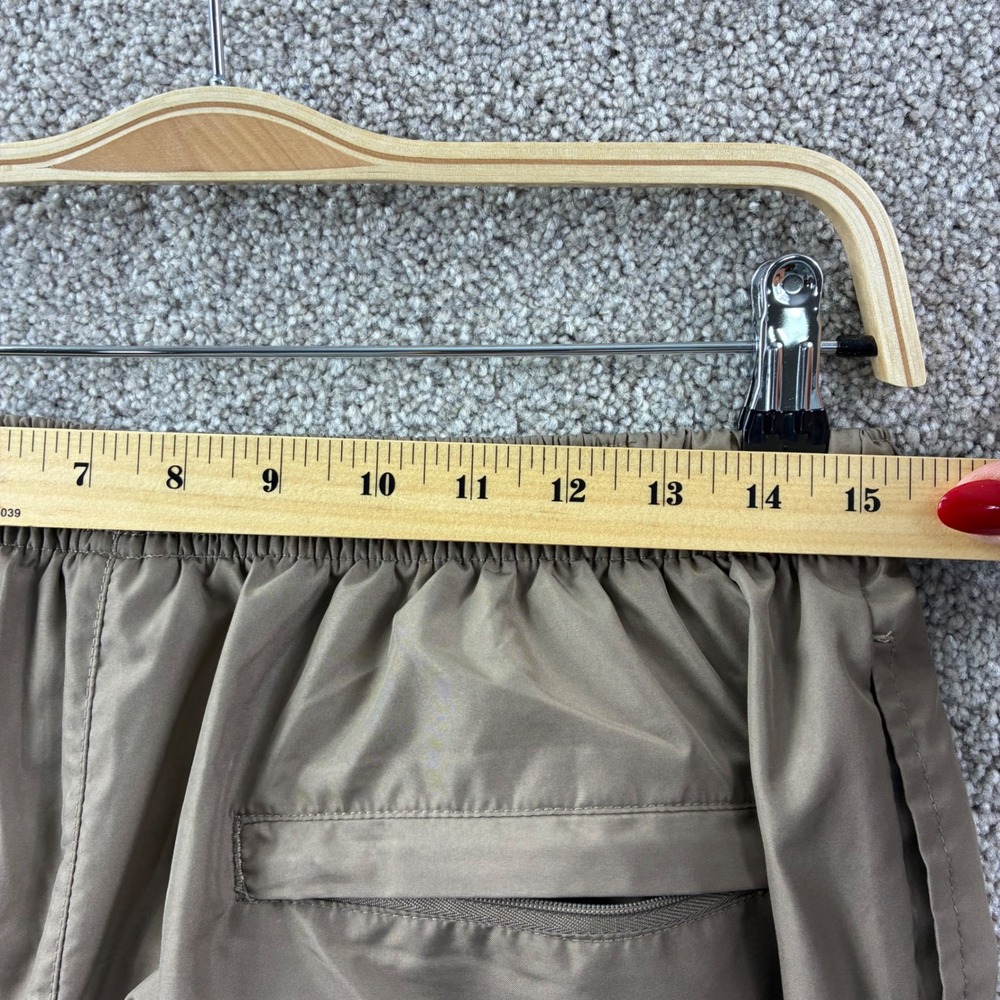 D.A.C. Performance Track Pants Mens L Tan Mesh Lined Ankle Zip Gorpcore Active - Picture 9 of 13